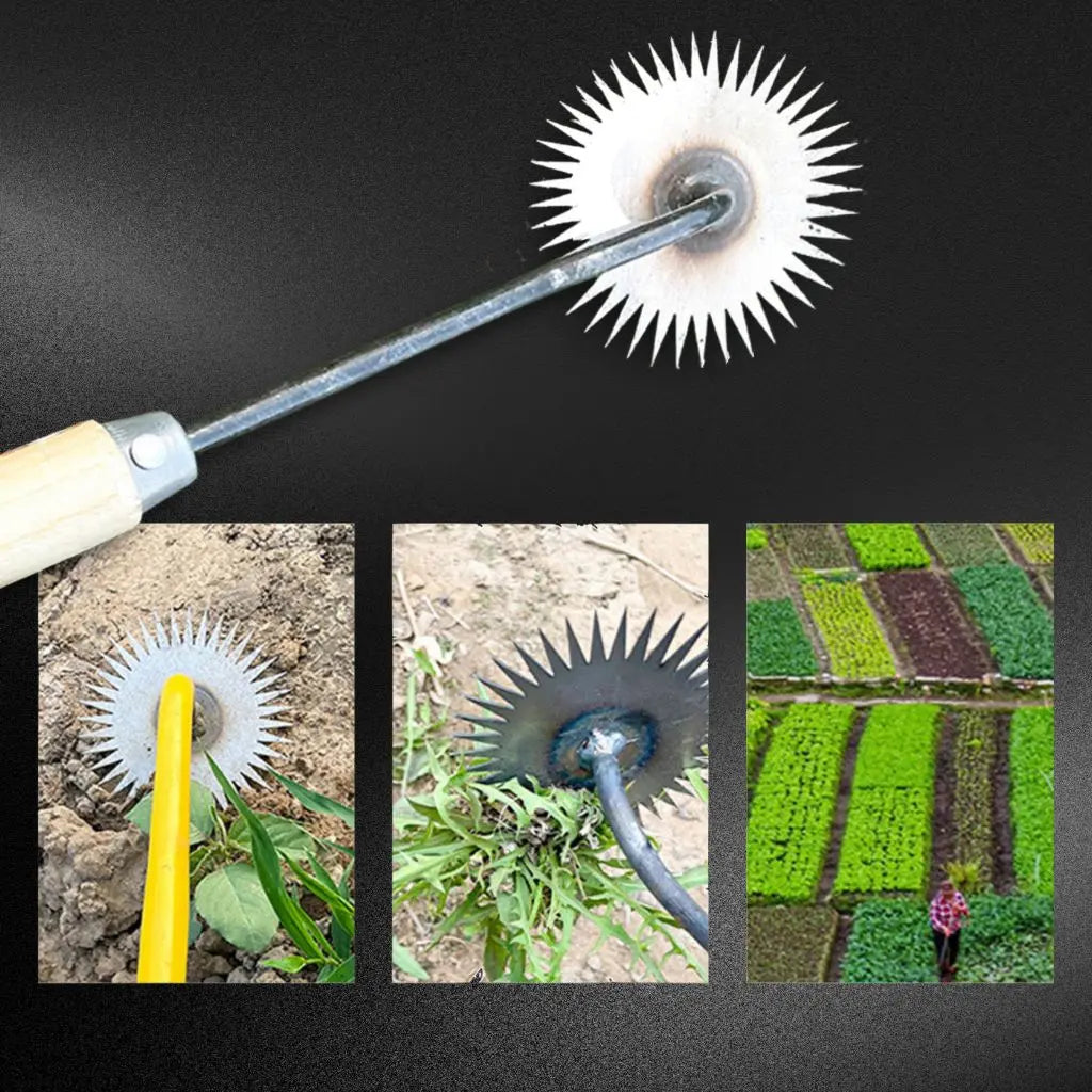 Langlebige Sonnenblumenhacke mit Holzgriff – Müheloses Jäten Zorenza