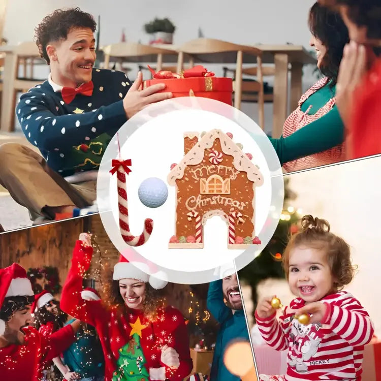 Lebkuchen-Mini-Golfhäuschen