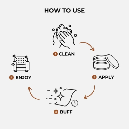 Leder- & Möbelreparatur-Salbe mit Pinsel – Bringt Glanz & Tiefe zurück Zorenza