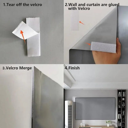 Leinwand | 4K-Qualität mit blendfreiem Sichtschutz Zorenza