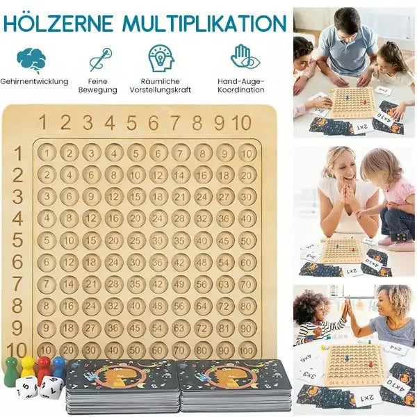 Lernspiel Multiplikation Holz Zorenza