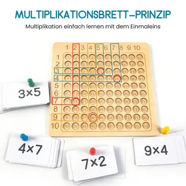 Lernspiel Multiplikation Holz Zorenza