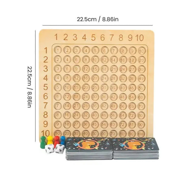 Lernspiel Multiplikation Holz Zorenza
