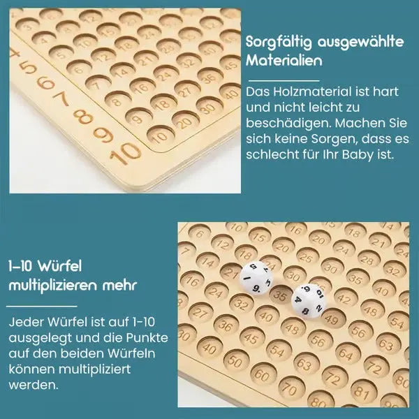Lernspiel Multiplikation Holz Zorenza