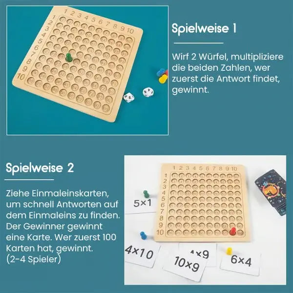 Lernspiel Multiplikation Holz Zorenza