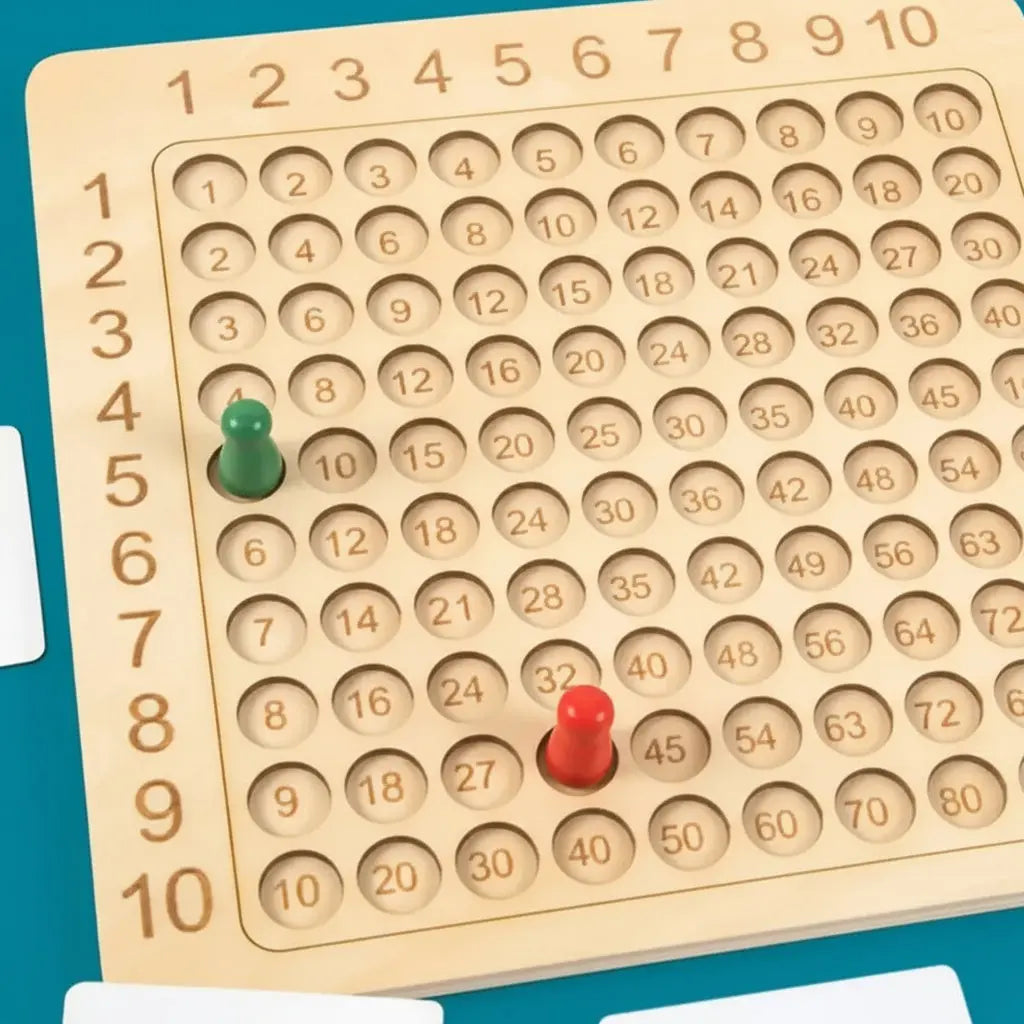 Lernspiel Multiplikation Holz – Spielerisch das Einmaleins verstehen Zorenza