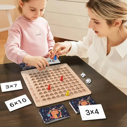 Lernspiel Multiplikation Holz – Spielerisch das Einmaleins verstehen Zorenza