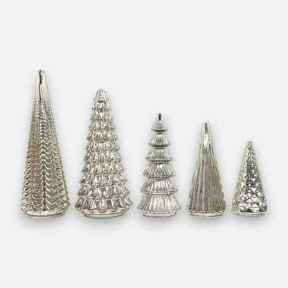 Leuchtende Quecksilber-Tannen 5er Set | Funkelnder Mittelpunkt zu Hause Mivoza Deutschland