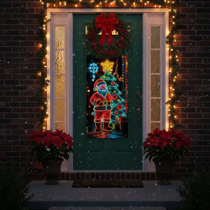 Leuchtender Weihnachts-Türbanner Zorenza