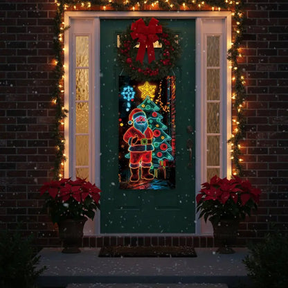 Leuchtender Weihnachts-Türbanner Zorenza