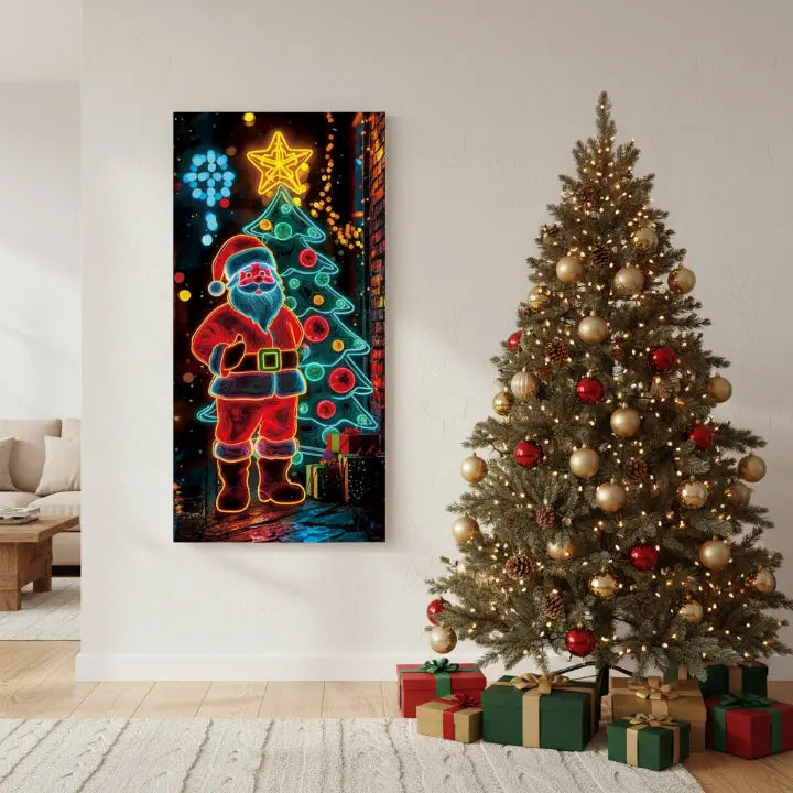 Leuchtender Weihnachts-Türbanner Zorenza