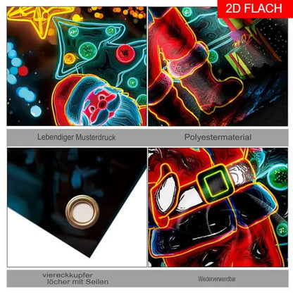Leuchtender Weihnachts-Türbanner Zorenza