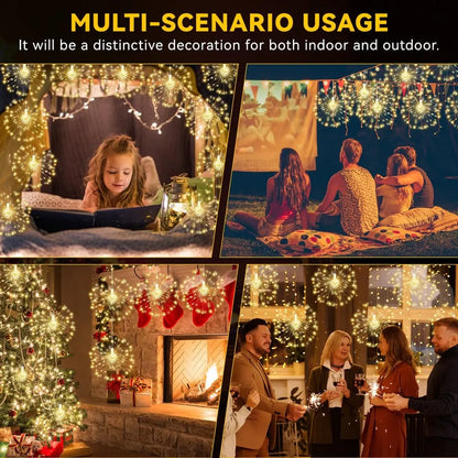 Lichterkette 3er Set | Flexibler Kupferdraht & Warmweißes Licht Zorenza