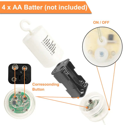 Lichterkette 3er Set | Flexibler Kupferdraht & Warmweißes Licht Zorenza