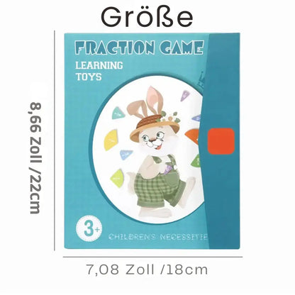 Magnetische Bruchlern-Kacheln — Interaktives Mathe-Set für Kinder Zorenza
