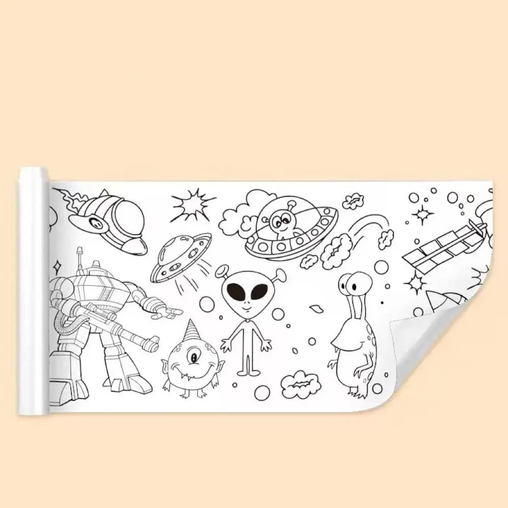 Malrolle für Kinder | Schmutzfrei & Wandfreundlich gestalten Zorenza