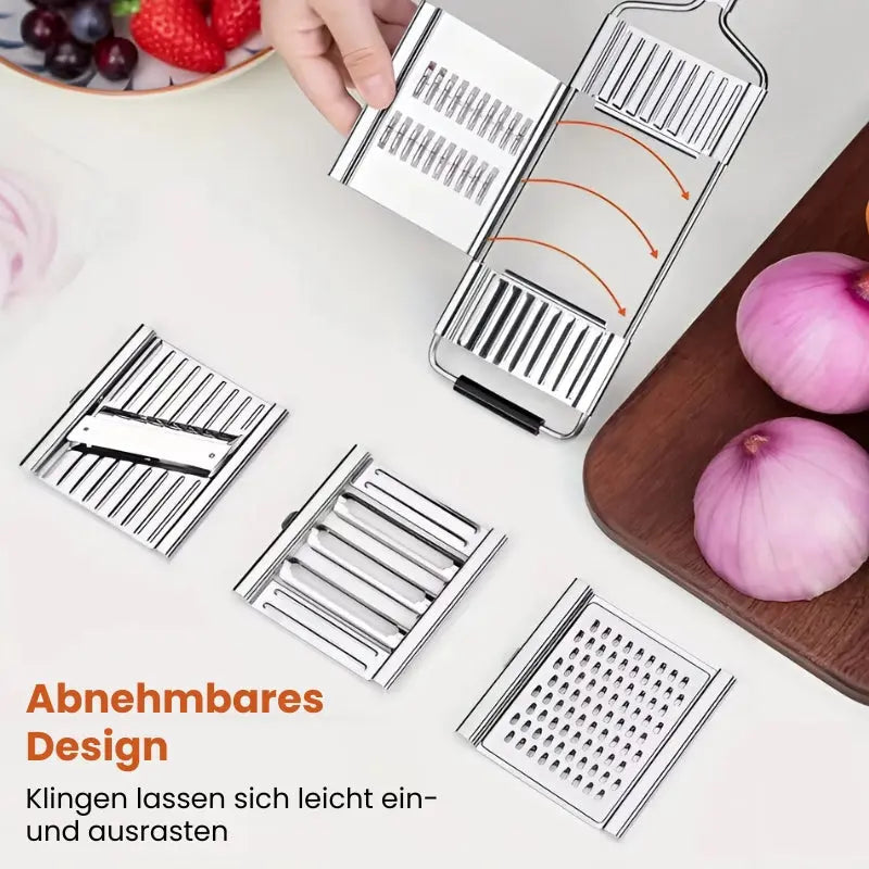 Mehrzweck-4-in-1-Gemüsehobel aus Edelstahl Mivoza Deutschland