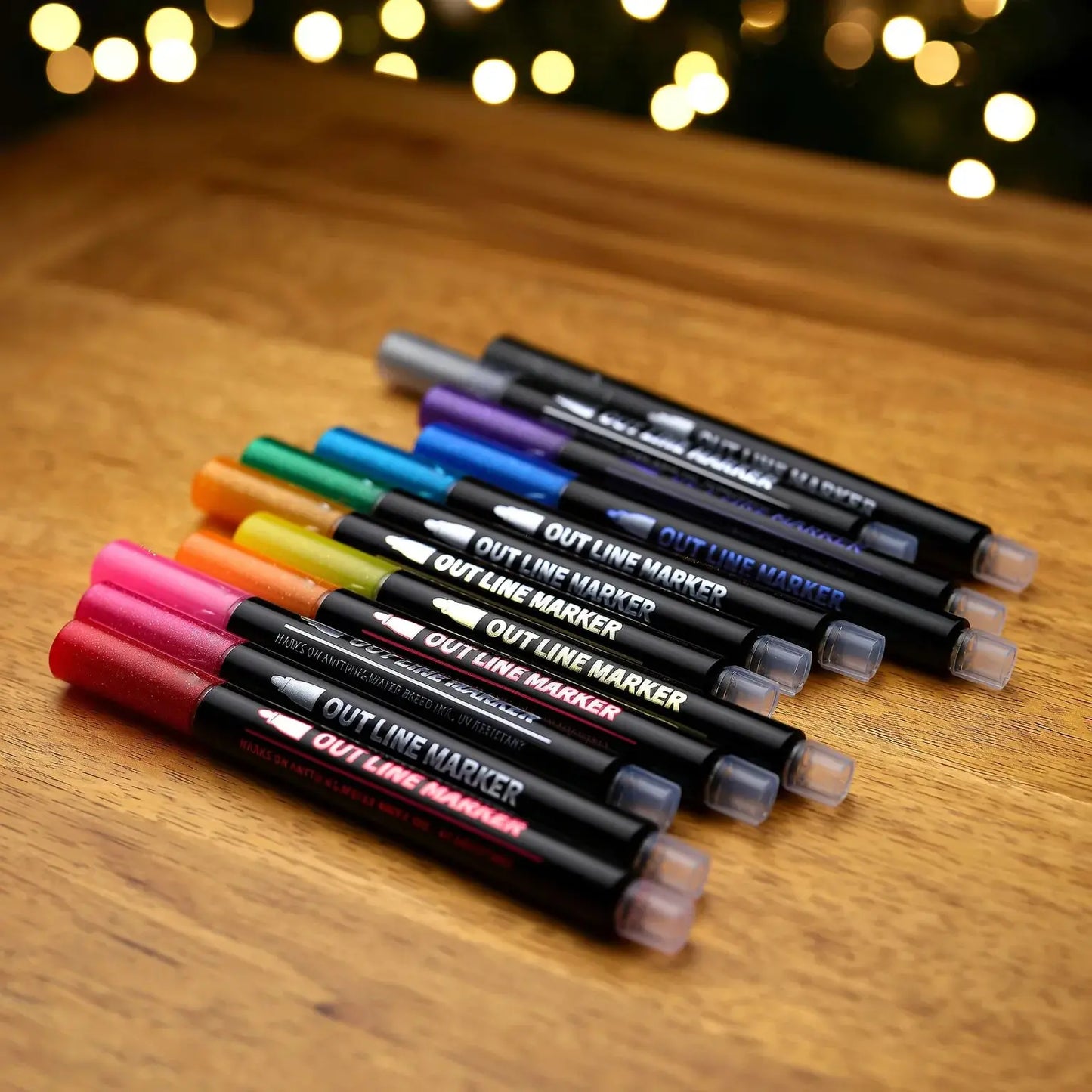 Metallic-Marker Set – Festlicher Glanz für Karten, Geschenke & Deko