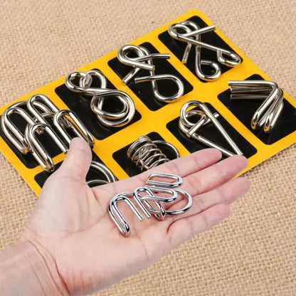 Metallpuzzle-Set | Hochwertig, geistfördernd & robust Zorenza