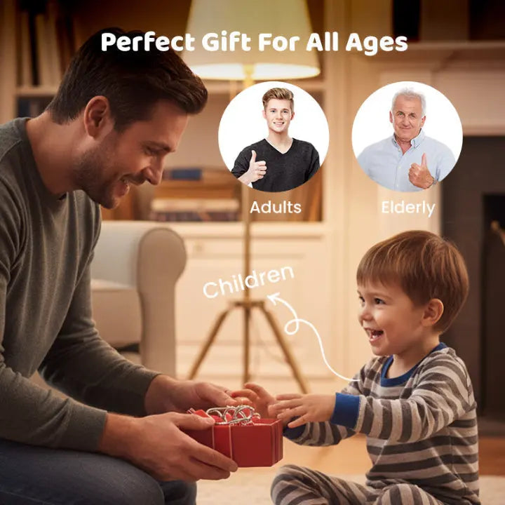 Metallpuzzle-Set | Hochwertig, geistfördernd & robust Zorenza