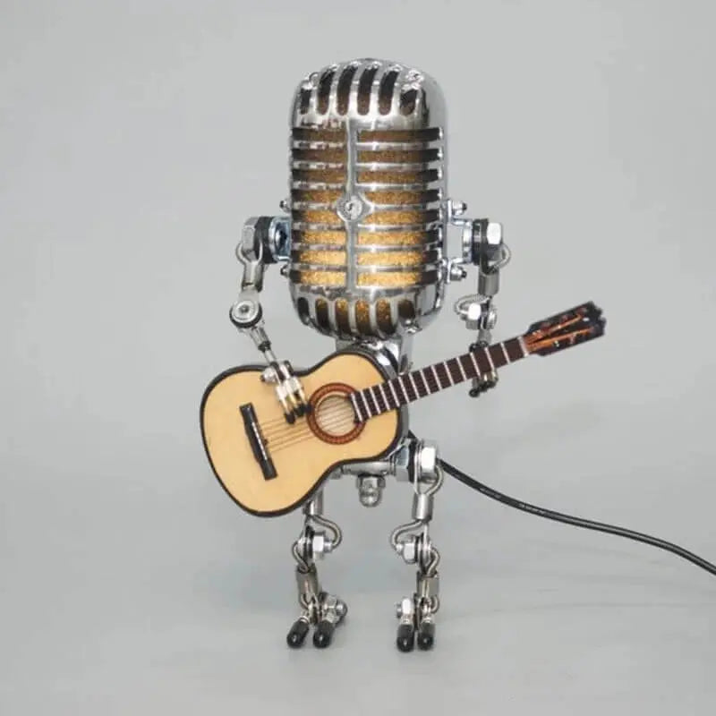 Mikrofon-Roboter-Schreibtischlampe aus Metall Mivoza Deutschland