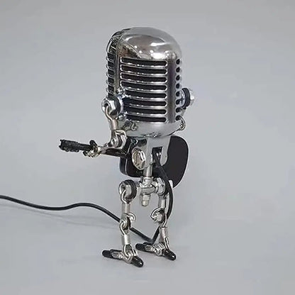 Mikrofon-Roboter-Schreibtischlampe aus Metall Mivoza Deutschland