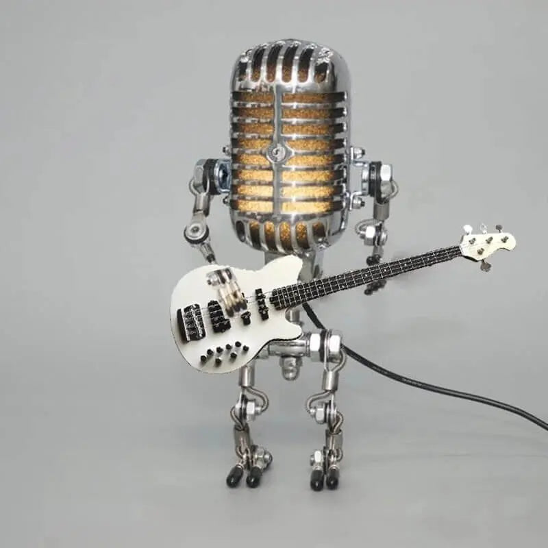 Mikrofon-Roboter-Schreibtischlampe aus Metall Mivoza Deutschland