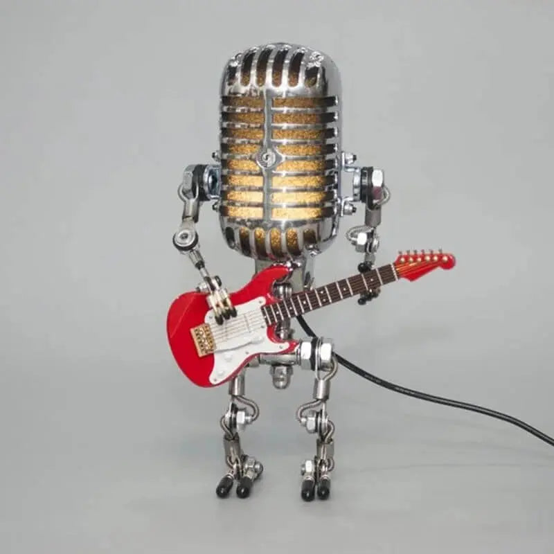 Mikrofon-Roboter-Schreibtischlampe aus Metall Mivoza Deutschland