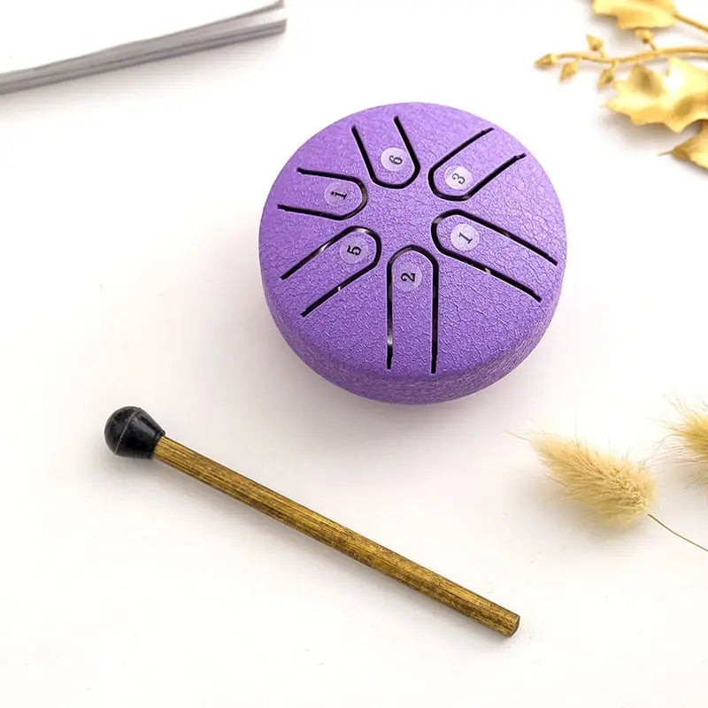 Mini-Trommel aus Kohlenstoffstahl - Ideal für die Musiktherapie Zorenza