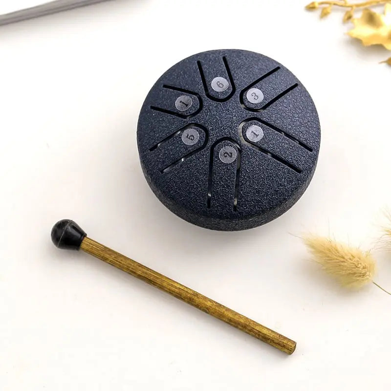 Mini-Trommel aus Kohlenstoffstahl - Ideal für die Musiktherapie Zorenza