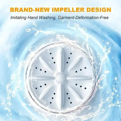 Mini-Waschmaschine | Kabellos, kompakt und schonend für Reisen Mivoza Deutschland