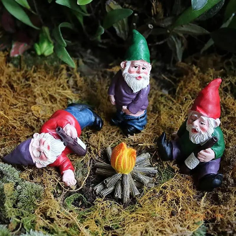 Miniatur Betrunkene Zwerge für Garten-Dekoration Mivoza Deutschland