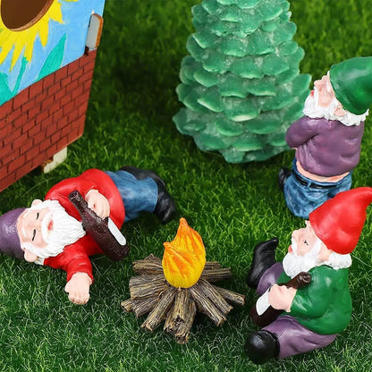 Miniatur Betrunkene Zwerge für Garten-Dekoration Mivoza Deutschland