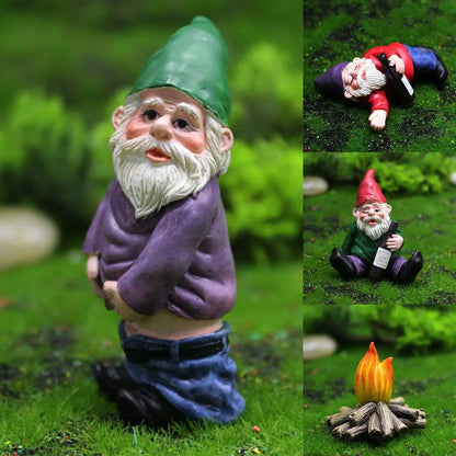 Miniatur Betrunkene Zwerge für Garten-Dekoration Mivoza Deutschland