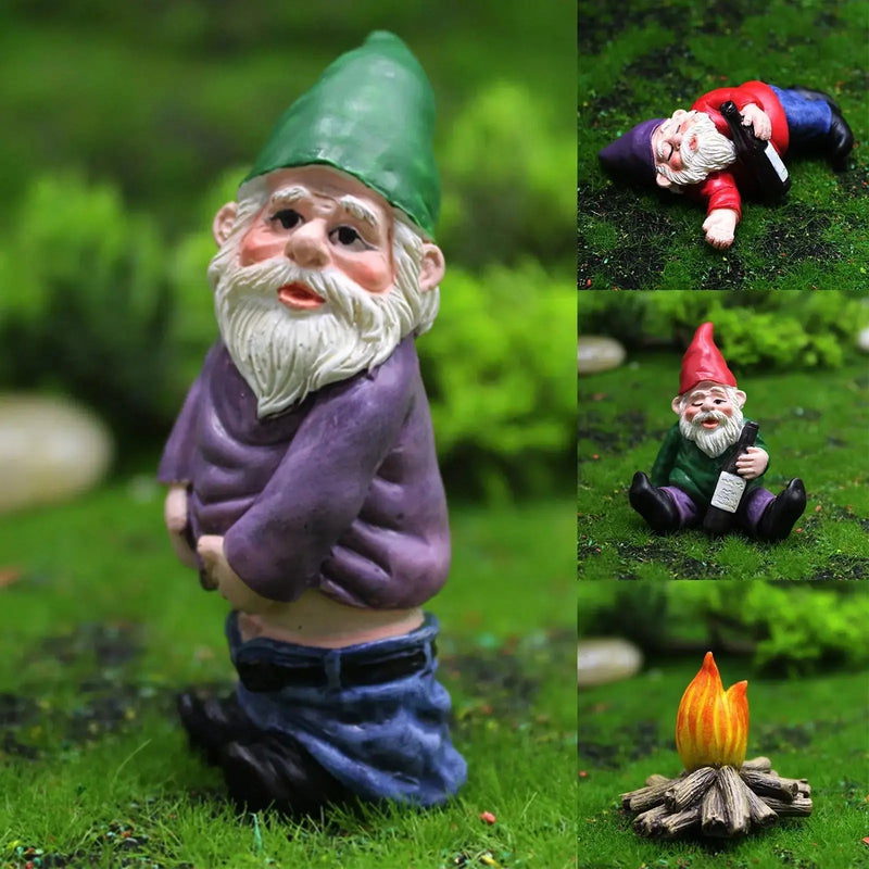 Miniatur Betrunkene Zwerge für Garten-Dekoration Mivoza Deutschland