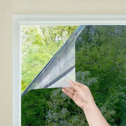 MirrorFoil™ – Selbstklebende Spiegelfolie für vollständige Privatsphäre 60 x 200 cm Zorenza