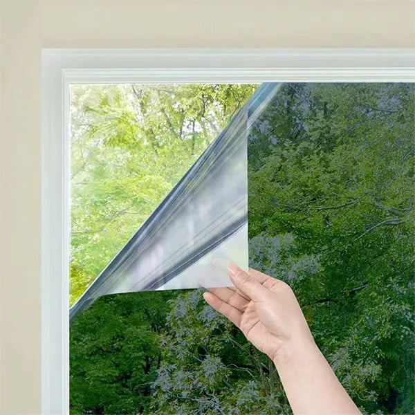 MirrorFoil™ – Selbstklebende Spiegelfolie für vollständige Privatsphäre 60 x 200 cm Zorenza