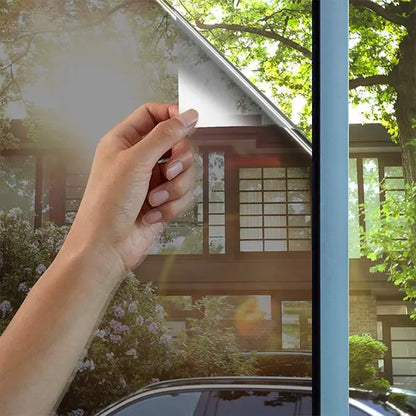 MirrorFoil™ – Selbstklebende Spiegelfolie für vollständige Privatsphäre 60 x 200 cm Zorenza