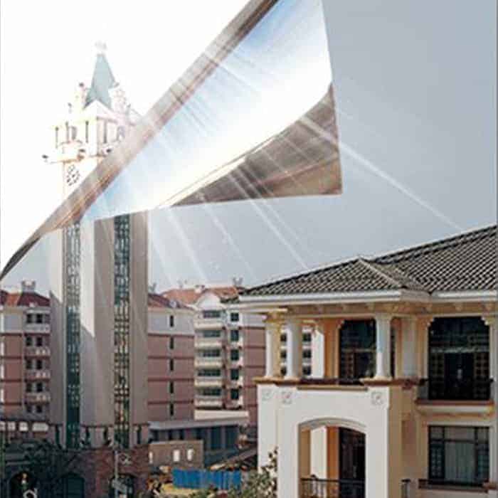 MirrorFoil™ – Selbstklebende Spiegelfolie für vollständige Privatsphäre 60 x 200 cm Zorenza