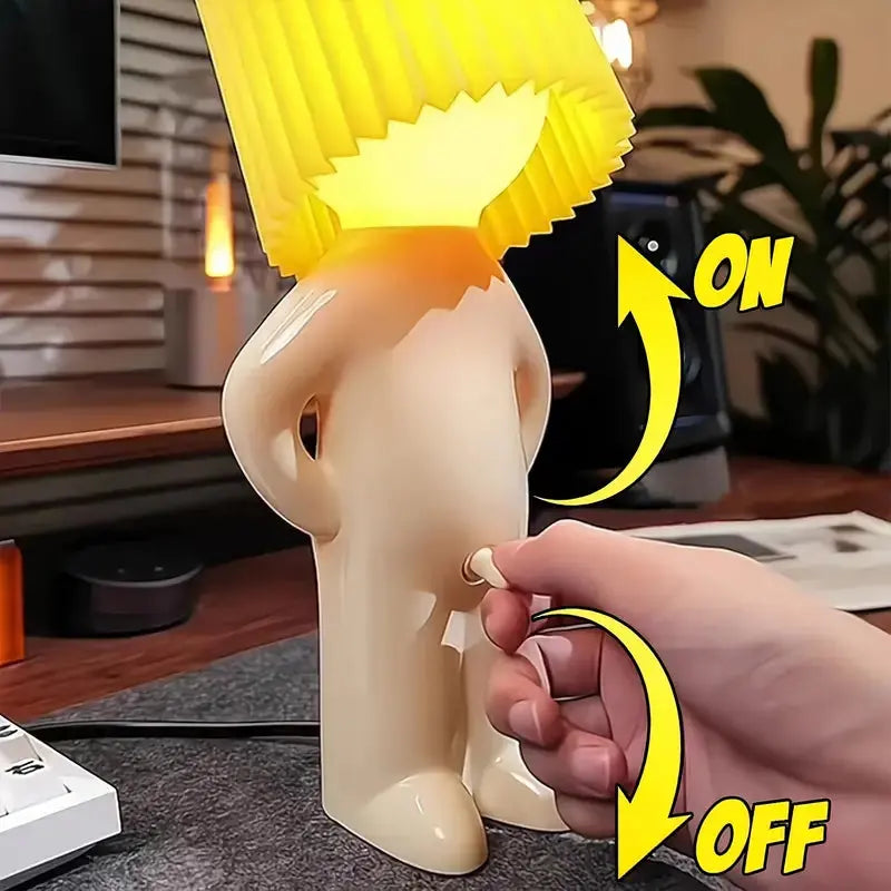 Modest Mike™ – Die freche und verspielte Dekolampe für Ihr Zuhause Zorenza