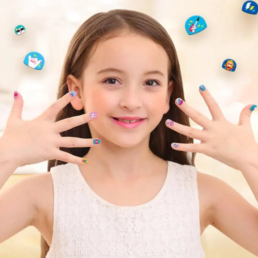 Modische Kinder-Nagelsticker - Kreative Nageldesigns für kleine Prinzessinnen Zorenza