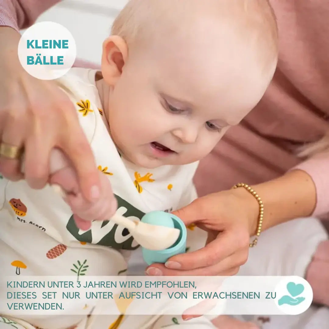 Montessori-Lernspielzeug mit Bechern und Bällen Zorenza