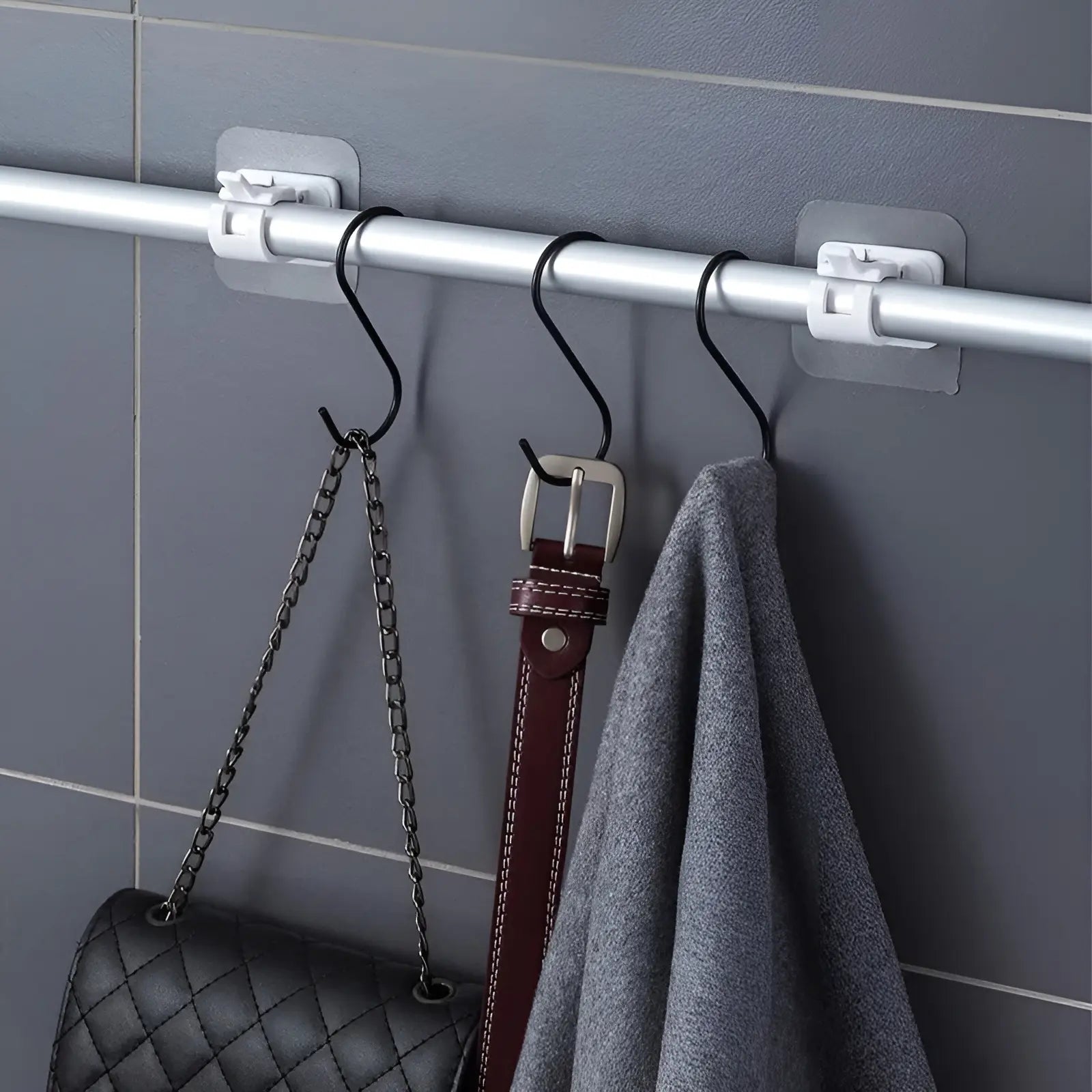 Mühelos klebende Gardinenstangenhalter Mivoza Deutschland