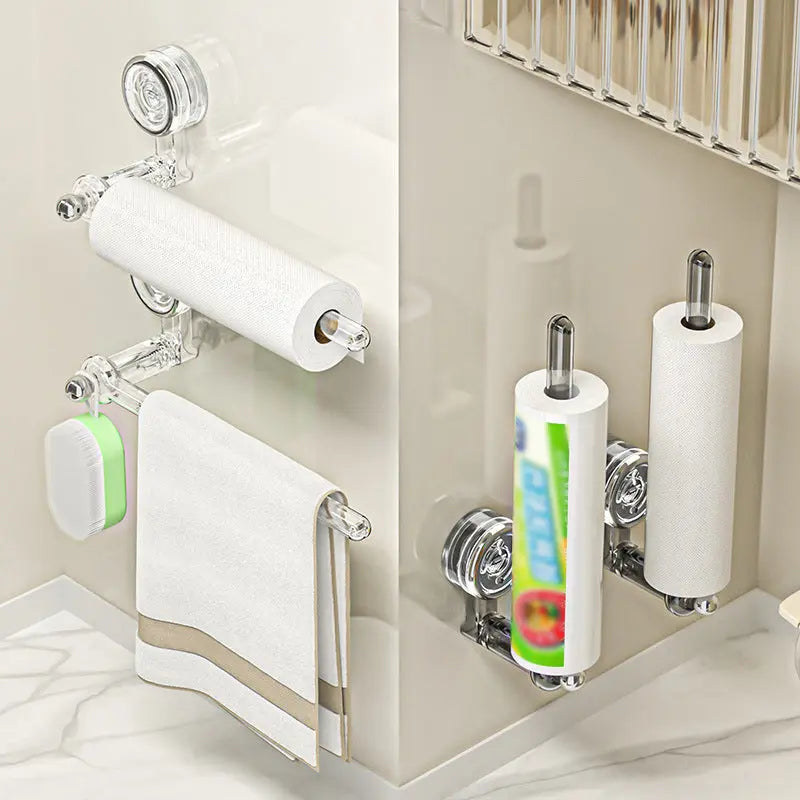 Multifunktionaler Vakuum-Saugnapf Toilettenpapierhalter Zorenza