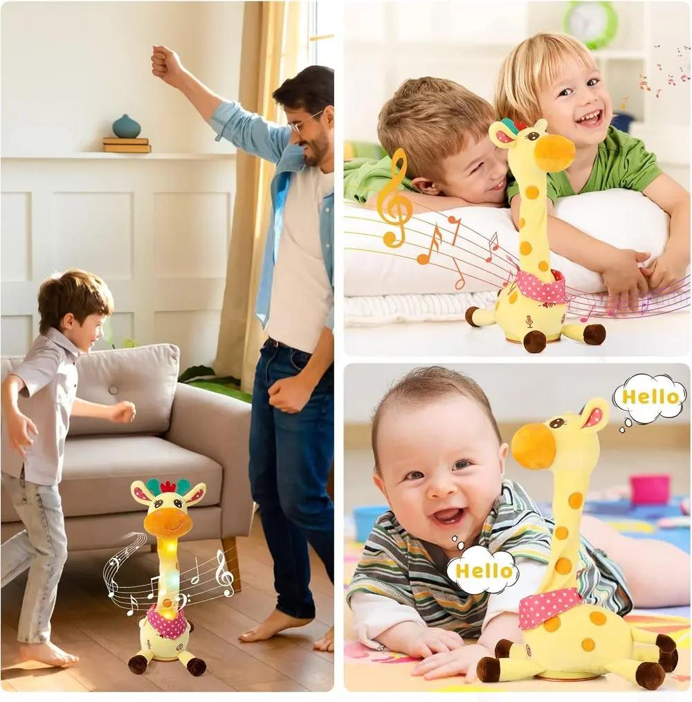 🎉 Best-Selling Musical Giraffe Toy – Sings, Dances & Repeats What You Say! 🦒🎵🗣️ Mivoza Deutschland