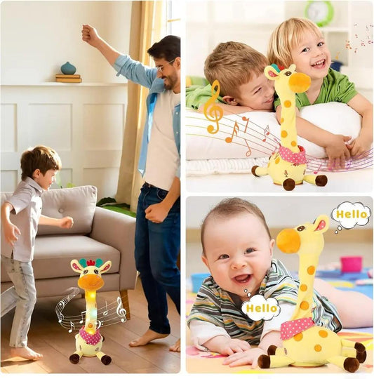 🎉 Best-Selling Musical Giraffe Toy – Sings, Dances & Repeats What You Say! 🦒🎵🗣️ Mivoza Deutschland