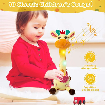 🎉 Best-Selling Musical Giraffe Toy – Sings, Dances & Repeats What You Say! 🦒🎵🗣️ Mivoza Deutschland