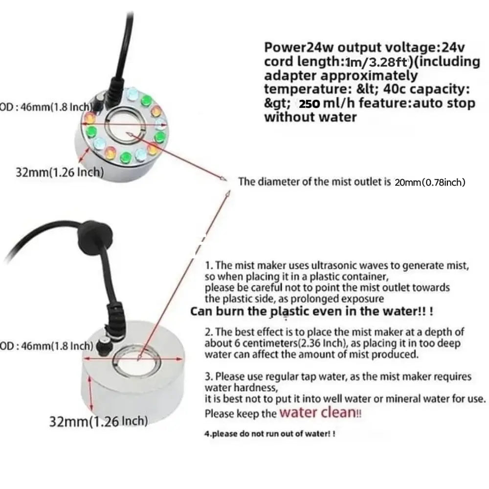 Nebelmacher | Robustes Edelstahlgehäuse mit LED-Effekt Zorenza