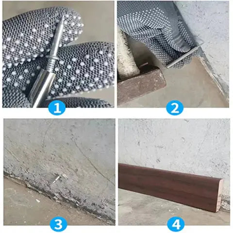 Nicht-markierende Sockelleisten-Nägel (100 Stück) Zorenza