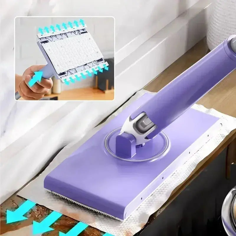 Kompakter Mini-Wischmopp mit hygienischer Tuchwechsel-Funktion Mivoza Deutschland